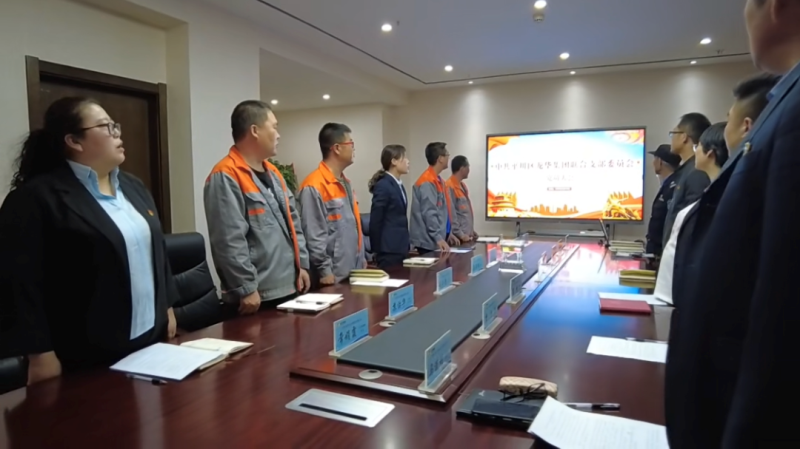 中共平川区龙华集团联合支部委员会党员大会于5月10日顺利召开